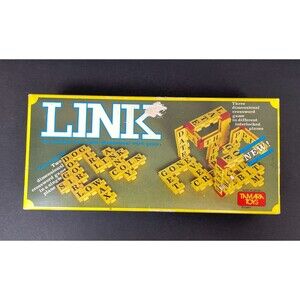 Vintage Tamara Toys LINK 2D / 3D Inter-Locking Crossword Game - NEW Sealed!